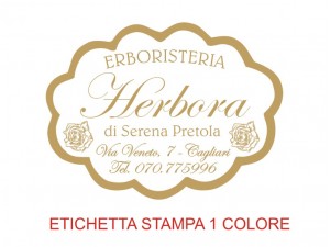 Etichette adesive per erboristerie, cosmetica, cosmesi (mm 49X36)  (cod.8M )